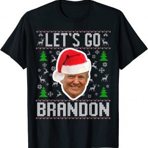 Trump Sarcastic Lets Go Branson Ugly Christmas Pajama Classic Shirt