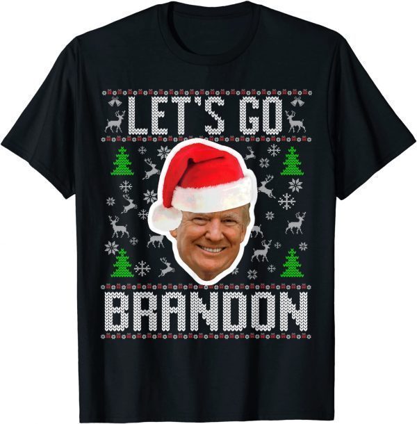 Trump Sarcastic Lets Go Branson Ugly Christmas Pajama Classic Shirt