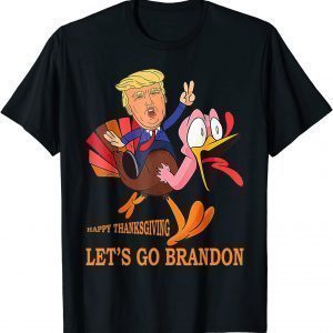 Trump and Turkey Happy Thanksgiving Classic Shirt