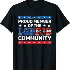 US FLAG Republicans Proud Member Of LGBFJB Community Gift T-Shirt