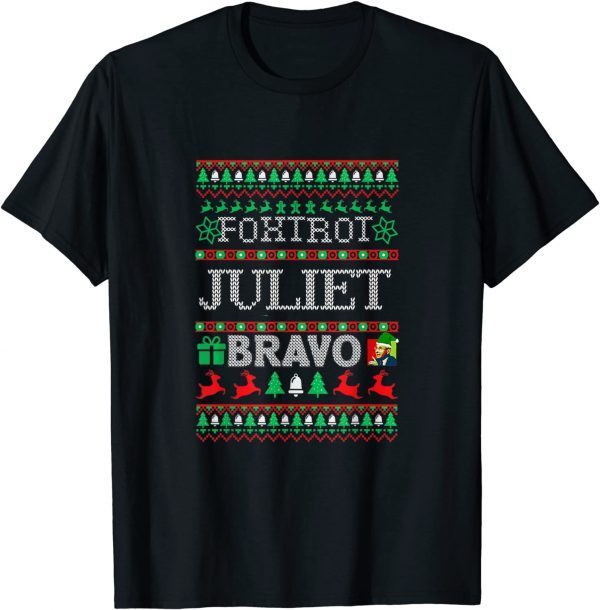 Ugly Christmas Sweater Military Pro American Anti Joe Biden Limited Shirt