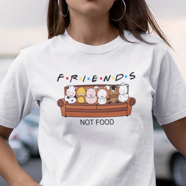 Vegetarian Vegan Friends Not Food 2021 Shirt