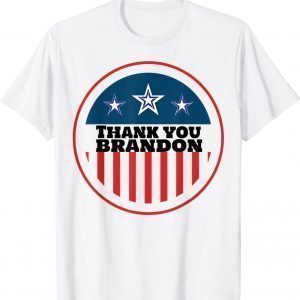 Vintage Thank You Brandon, Lets go Branden USA Flag T-Shirt