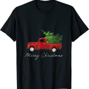 Vintage Wagon Christmas Tree on Car Xmas Vacation Classic Shirt