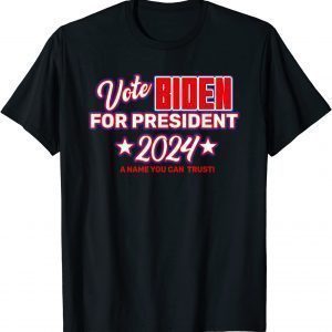 Vote Biden For President 2024 Joe Biden 2024 Democrat Classic Shirt