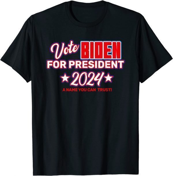 Vote Biden For President 2024 Joe Biden 2024 Democrat Classic Shirt