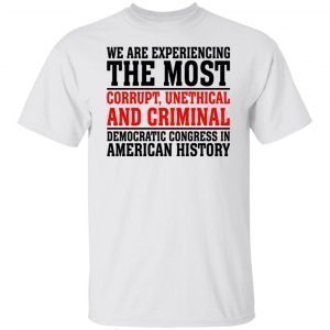 We are experiencing the most corrupt unethical Tee shirt