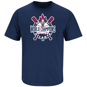World Champions Atlanta Braves Baseball Shirt