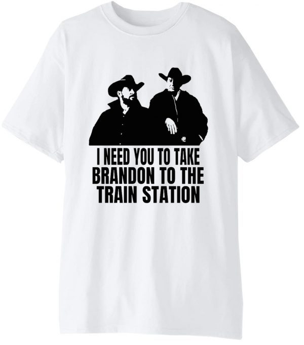 Yellowstone It's Time We Take A Ride To The Train Station Limited Shirt