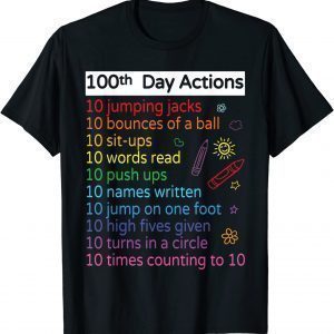 100 Days Of School 100th Activities Teacher 2022 Shirt