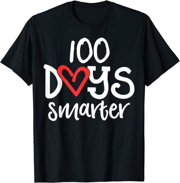 100 Days Smarter 100th Day of School Kindness Teacher Classic Shirt
