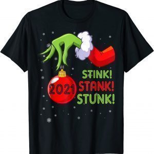 2021 Stink Stank Stunk Christmas Pajama Elf Matching Group X-mas Gift Shirt