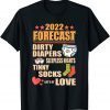 2022 forecast for new dad mom baby pregnancy Gift T-Shirt