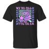 Alice In Wonderland Cheshire Cat We’re All Mad Box Up Shirt