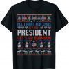 All I Want For Christmas Is A New President Brandon Ugly 2022 Shirt