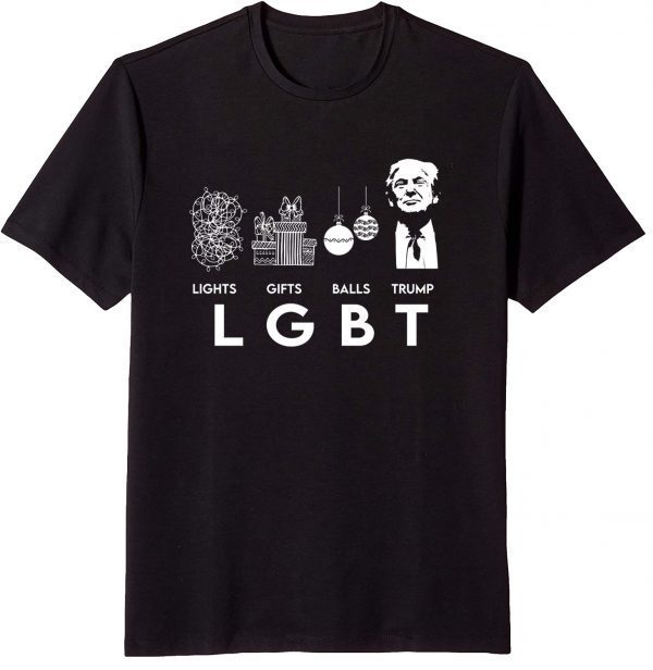 All I Want For Christmas Trump LGBT Christmas Classic Shirt
