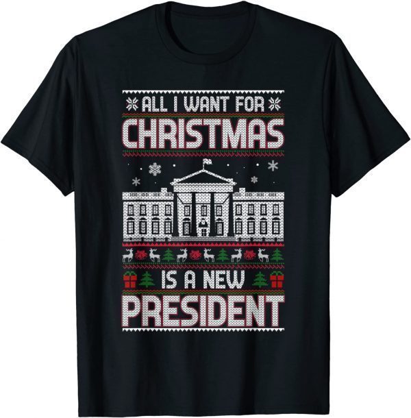 All I Want for Christmas Is a New President Meme Impeach Joe Gift Shirt