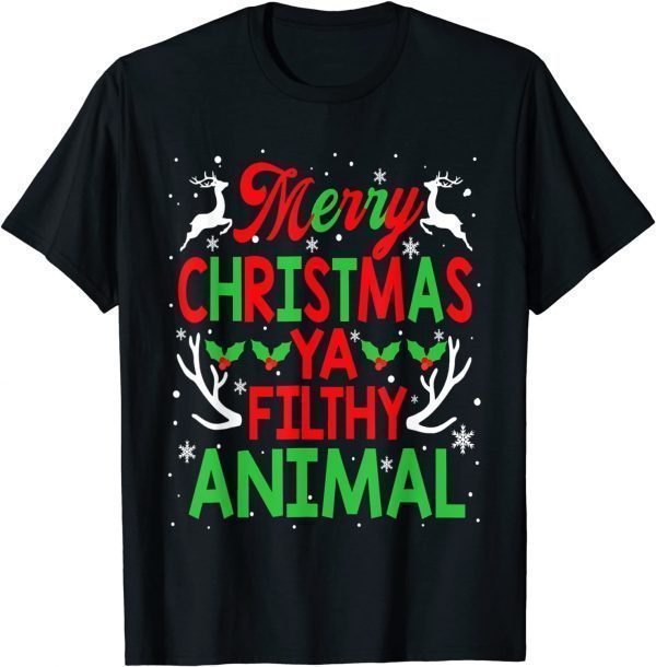 Alone At Home Movies Merry Christmas You Filty Animal Classic T-Shirt