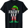 Angry Elf Matching Family Group Christmas Party Pajama Classic Shirt