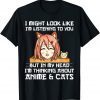 Anime And Cats Lover Anime Merch 2022 Shirt