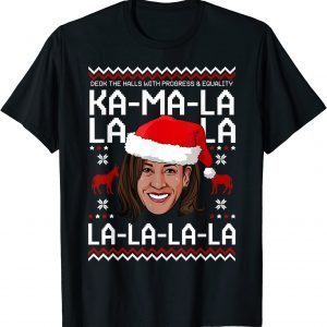 Anti Biden Santa Kamala Harris Meme Ugly Christmas Classic Shirt