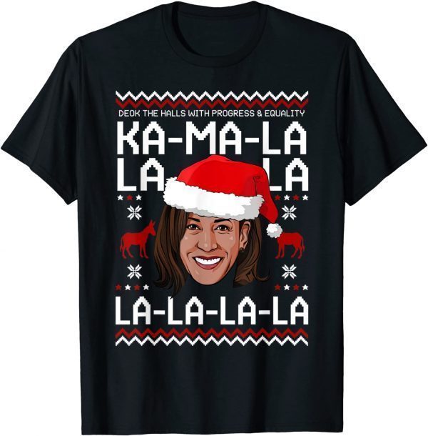 Anti Biden Santa Kamala Harris Meme Ugly Christmas Classic Shirt