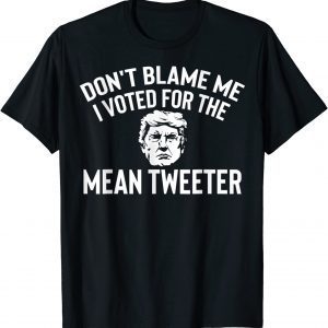 Anti Biden Trump Don't Blame Me I Voted For The Mean 2022 Shirt