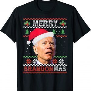 Anti Biden Ugly Christmas Sweater Merry Brandonmas Brandon 2022 Shirt