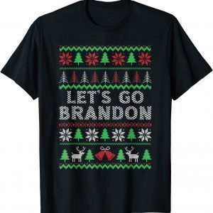 Anti Joe Biden Lets Go Branson Brandon Ugly Christmas Classic T-Shirt