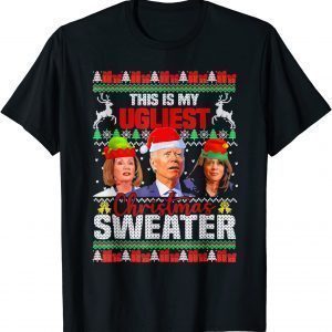 Anti Joe Biden This Is My Christmas Xmas Ugly Classic Shirt