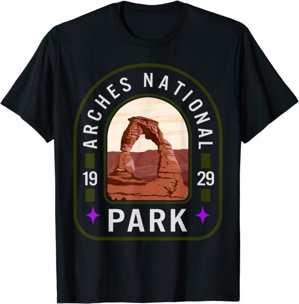 Arches National Park 1929 Moab Utah Nature Camping Hiking 2022 Shirt