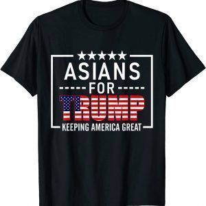 Asian Conservative Trump 2020 Election Asians For Trump Gift Shirt