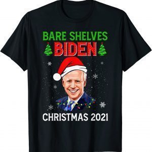 Bare Shelves Anti-biden Christmas 2021 Meme Xmas Tree Limited Shirt