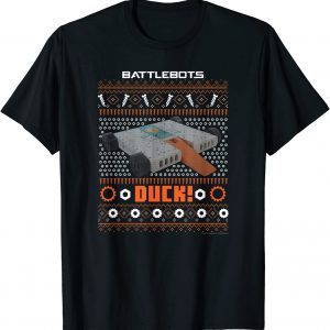 BattleBots Christmas Robot Duck! Ugly Sweater 2022 T-Shirt