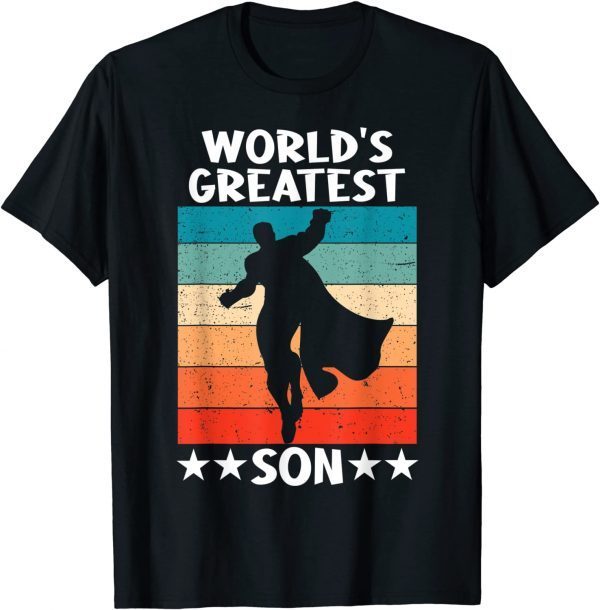 Best Son Superhero Worlds Greatest Son Unisex Shirt