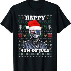 Biden American Sunglasses Xmas Sweater Happy 4th Of July Gift Shirt