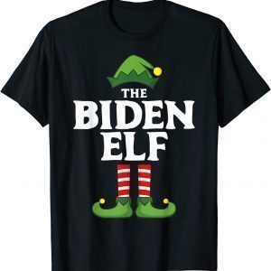 Biden Elf Matching Family Group Christmas Pajama Gift Shirt