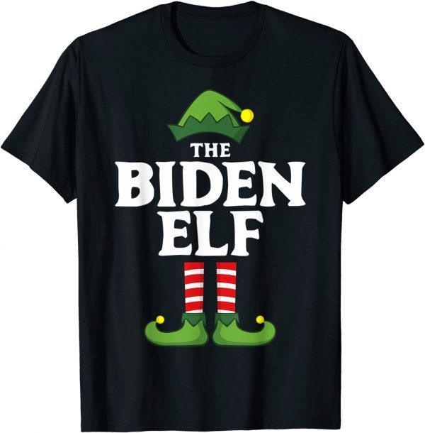 Biden Elf Matching Family Group Christmas Pajama Gift Shirt