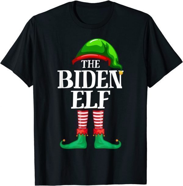 Biden Elf Matching Family Group Christmas Party Pajama Classic Shirt