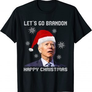 Biden Santa Happy Christmas Lets Go Branson Brandon X-mas Classic Shirt