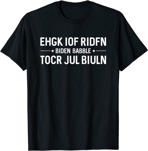 Biden babble shirt F J Biden babble memes Christmas 2022 Shirt