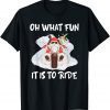 Biker Santa Motorcycle Fan Merry Christmas Xmas Holidays Classic Shirt