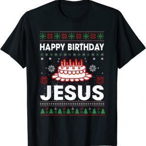 Birthday Cake Happy Birthday Jesus Christian 2022 Shirt