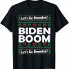 Boomin Biden Pro Joe Biden Xmas Ugly Sweater Pattern T-Shirt