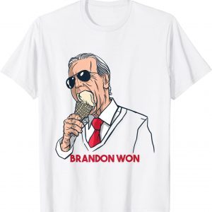 Brandon Won Biden Eating Ice Cream, Merica Classic Shirt