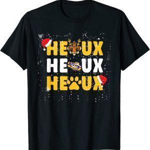 Cajun Santa Tigers Heaux Heaux Heaux Christmas X-mas 2022 Shirt