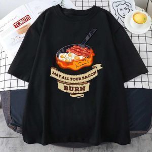 Calcifer May All Your Bacon Burn Ghibli T-Shirt