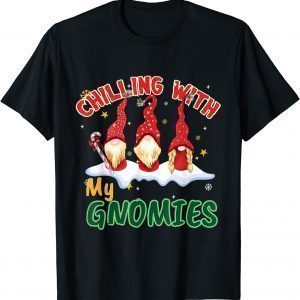 Chillin With My Gnomies Christmas Pamajas Family Xmas Classic Shirt