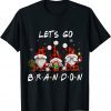 Christmas 2021 Let's Go Brandon Gnome Hanging Gnomies 2022 Shirt