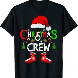 Christmas Crew Xmas Squad Santa Family Pajamas 2022 Official T-Shirt